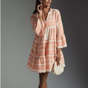 Anthropologie Embroidered Ella Tunic Dress